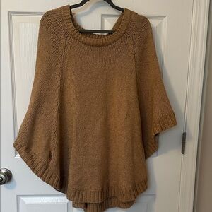 MICHAEL Michael Kors Camel Knit Poncho